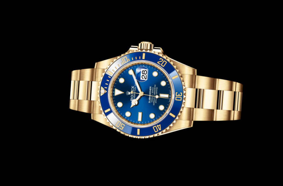 Rlx Perpetual Submariner Date 41mm Blue Dial Yellow Gold 126618LB