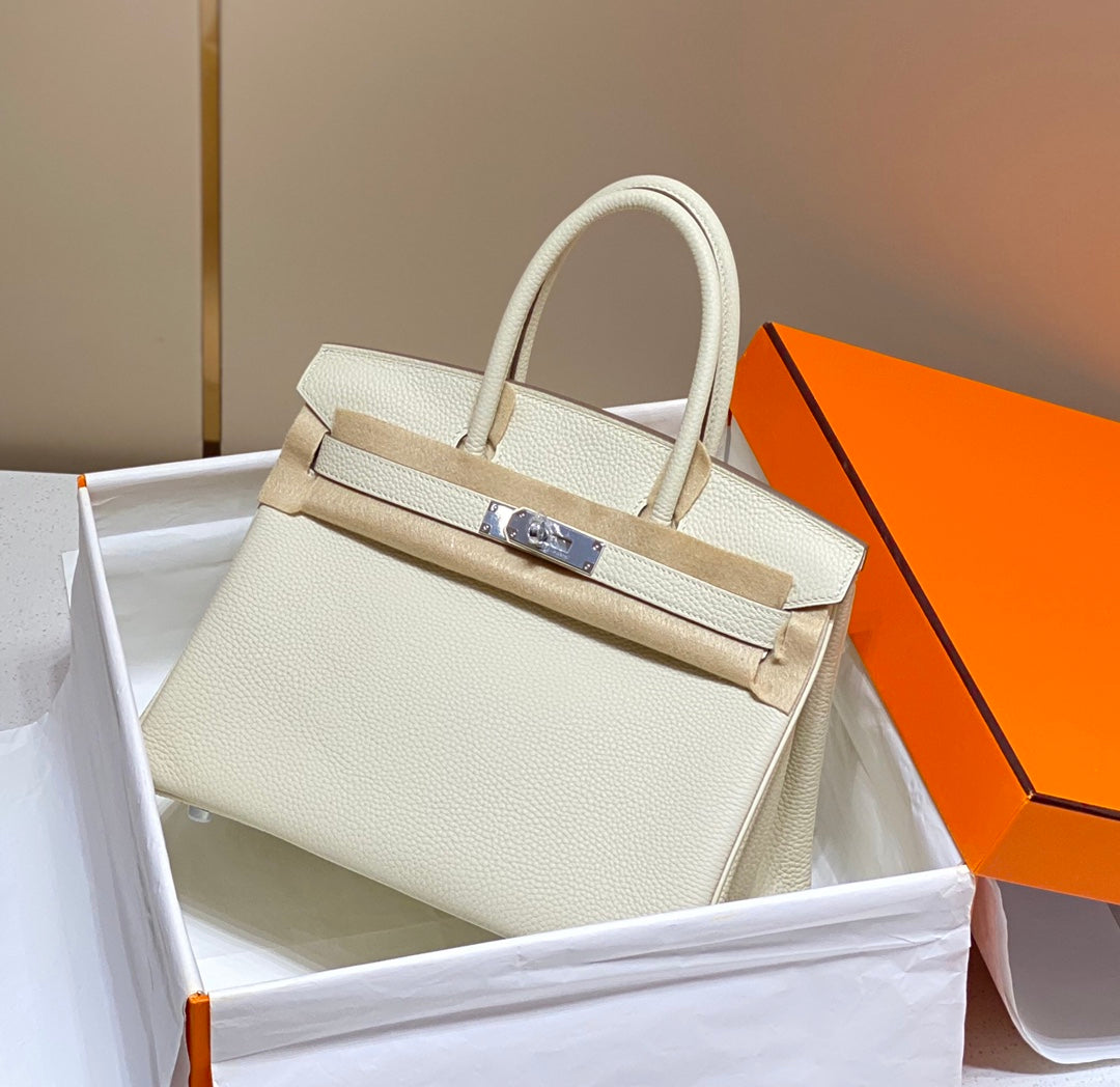 Hermès Birkin Dream Hangbag White 25*30*35 CM