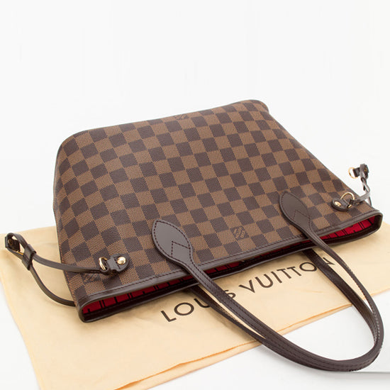 L N51109 Neverfull PM Shoulder Bag Damier Ebene Canvas