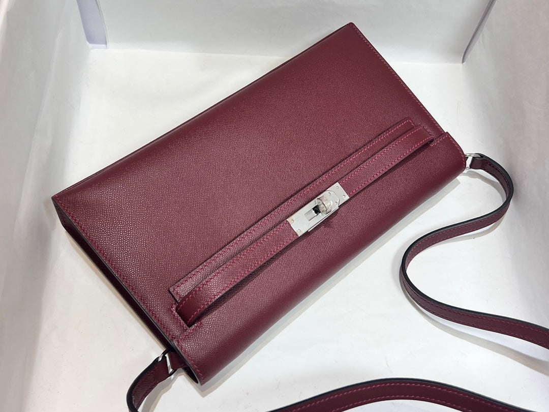 Hermes Kelly Elan Bag Purple