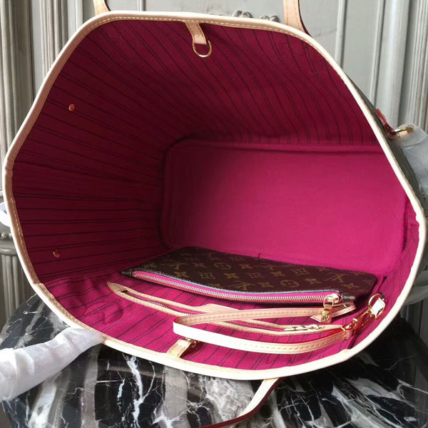 L M41178 Neverfull MM Shoulder Bag Monogram Canvas