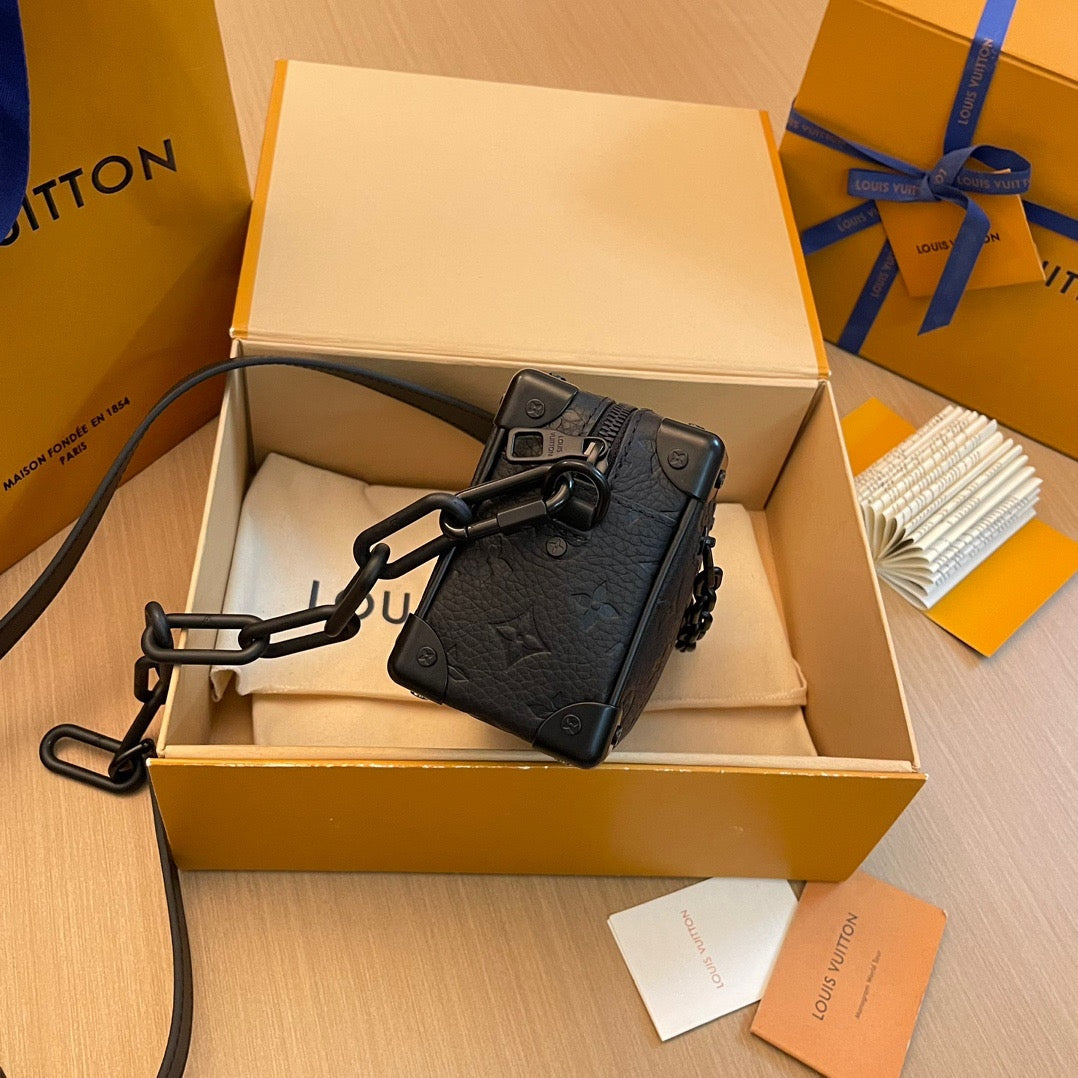 Louis Vuitton LV M55702 Mini Soft Trunk Bag 18.5x13x8cm
