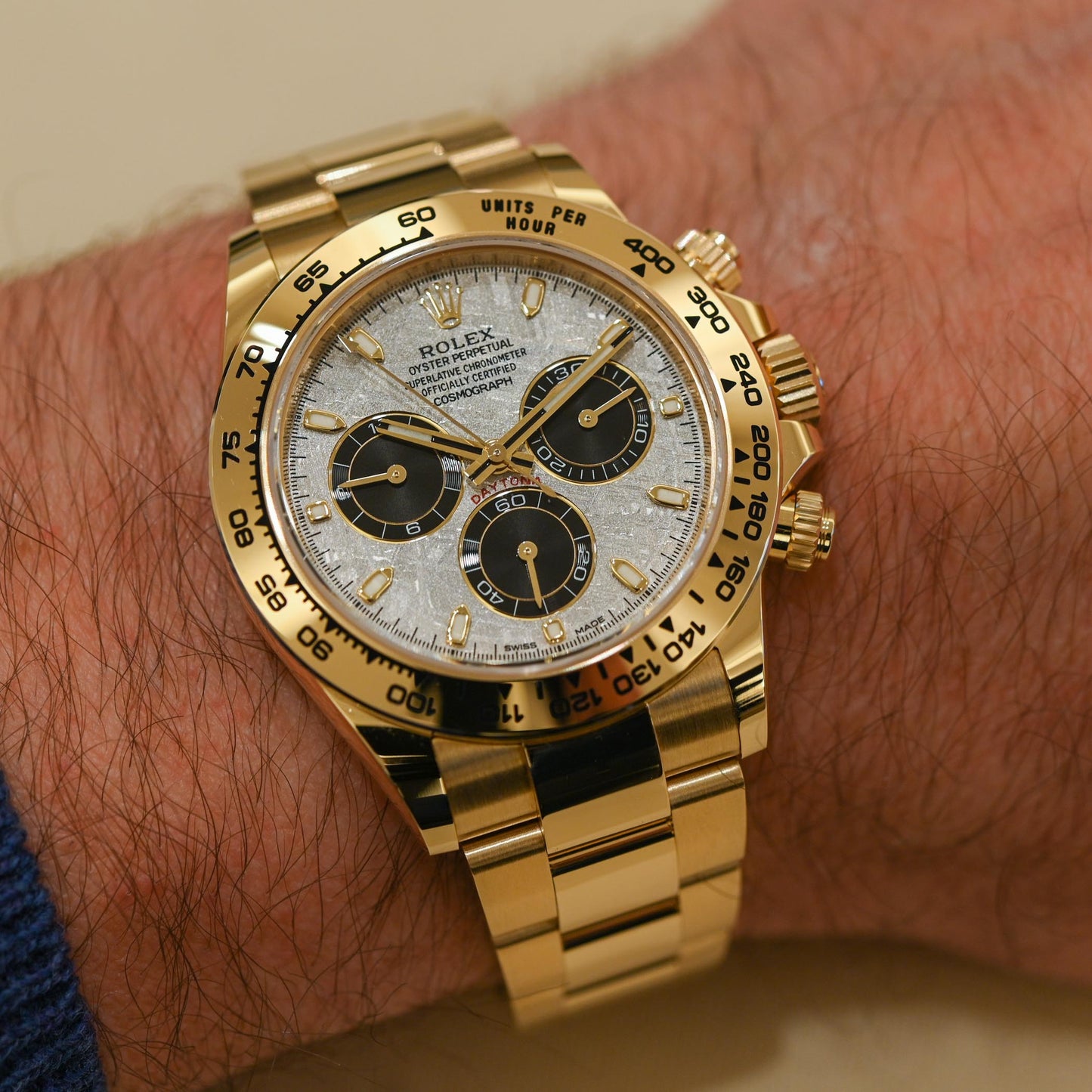 RLX Cosmograph Daytona Yellow Gold Meteorite 116508-0015