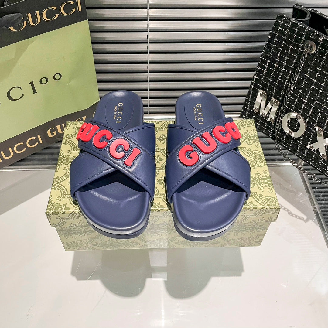 Couple Cross Strap Flats