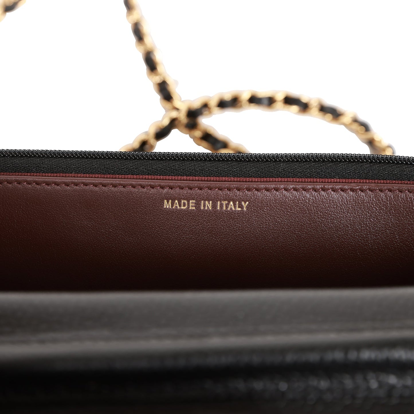 CC Wallet on Chain WOC Black Caviar Gold Hardware