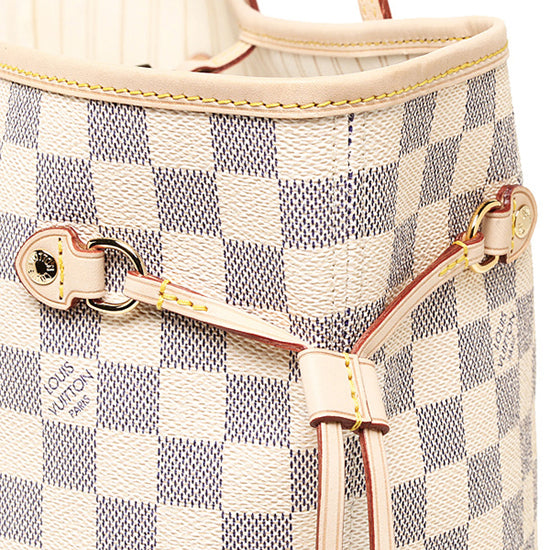 L N51108 Neverfull GM Shoulder Bag Damier Azur Canvas