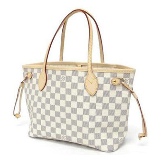 L N51110 Neverfull PM Shoulder Bag Damier Azur Canvas