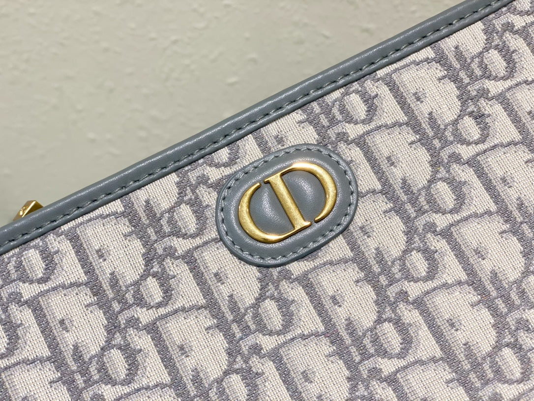 Dior Montaigne pouch Bag Grey 26×19.5×7cm