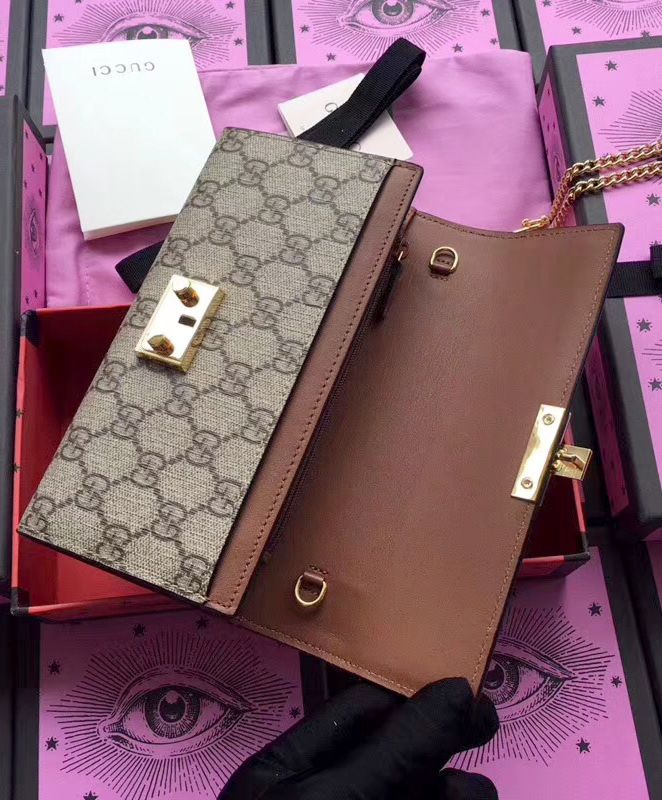 GG Padlock continental wallet 453506