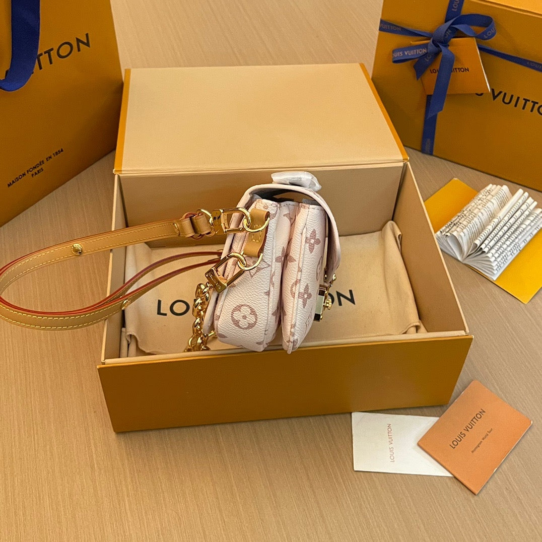 Louis Vuitton LV M46914 POCHETTE MÉTIS EAST WEST Bag 21.5x13.5x6cm