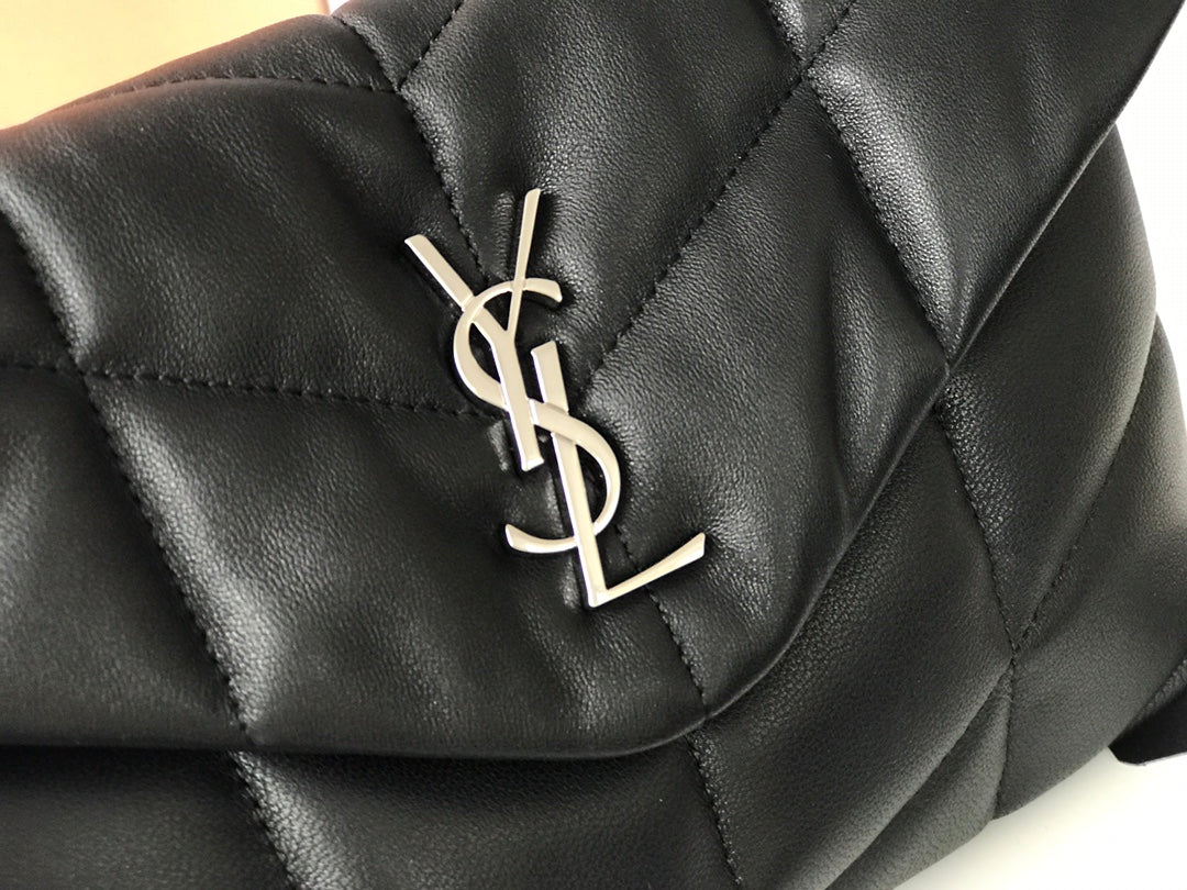 YSL Loulou Puffer Shoulder Bag, 23x15.5x5.8cm