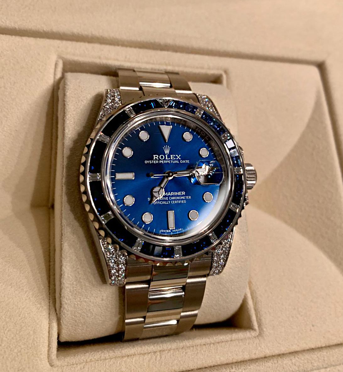 Blue Dial | RLX, Submariner Date Greenwich-Master II 116758