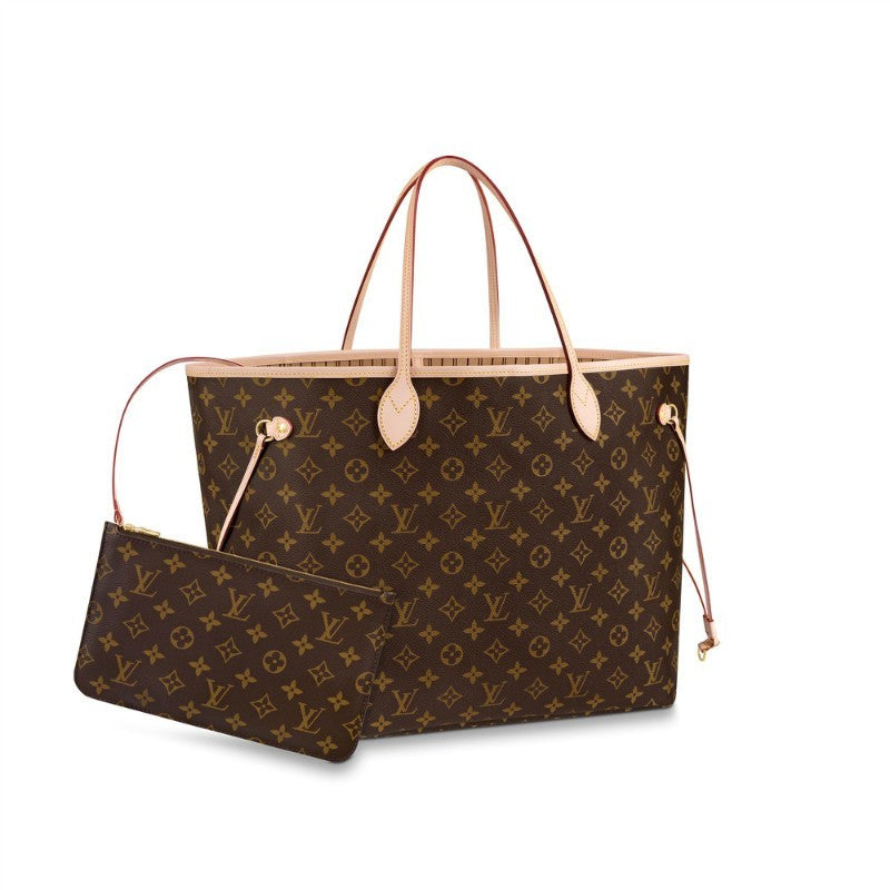 L Monogram Canvas Neverfull GM M40990 Beige