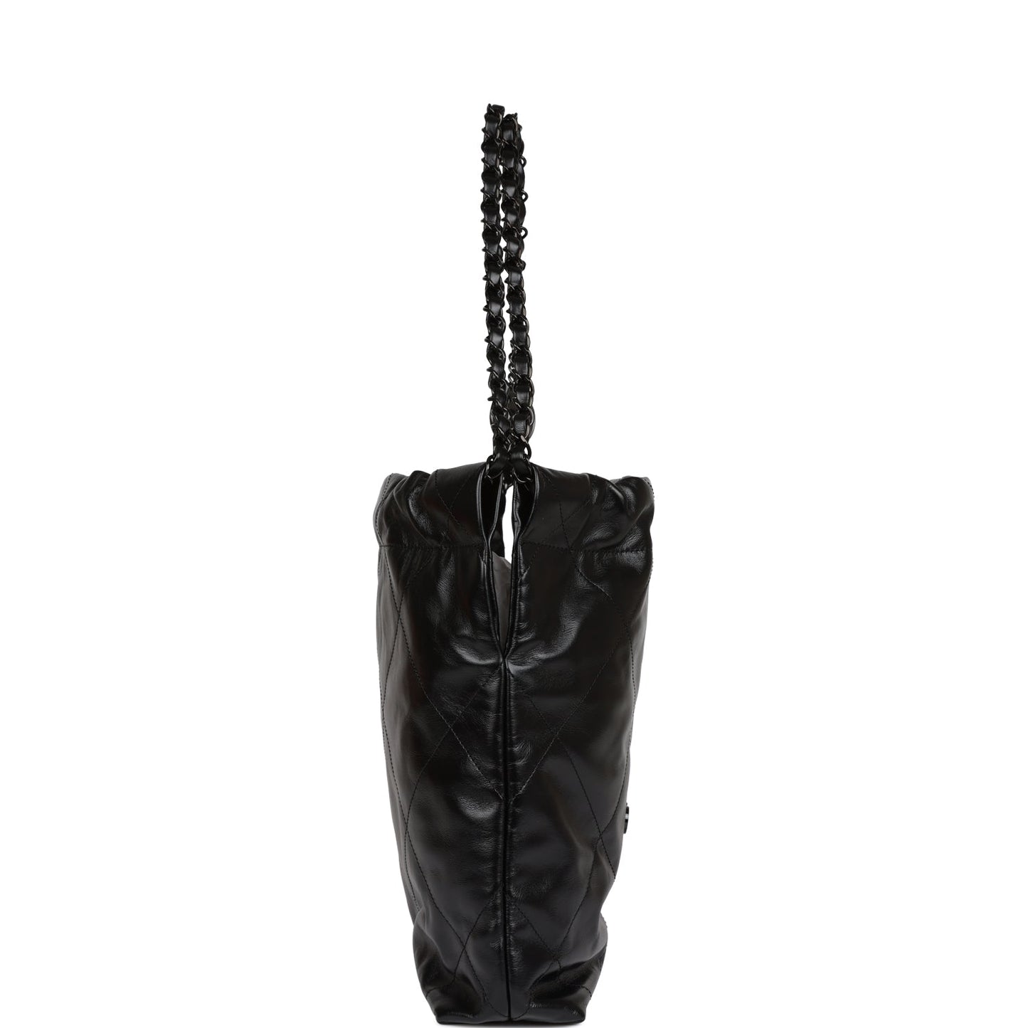 CC Small 22 Bag SO Black Calfskin Black Hardware