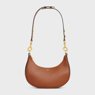 MEDIUM AVA STRAP BAG IN SMOOTH CALFSKIN TAN