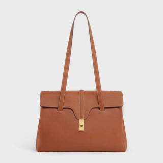 MEDIUM SOFT 16 BAG IN SMOOTH CALFSKIN TAN