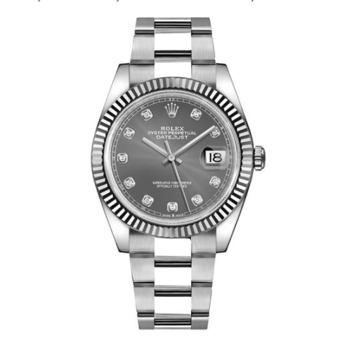 Rlx Datejust 41 Diamond Dial Men's Watch 126334-0005