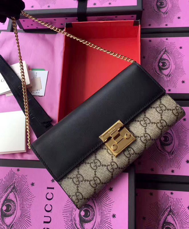 GG Padlock continental wallet 453506