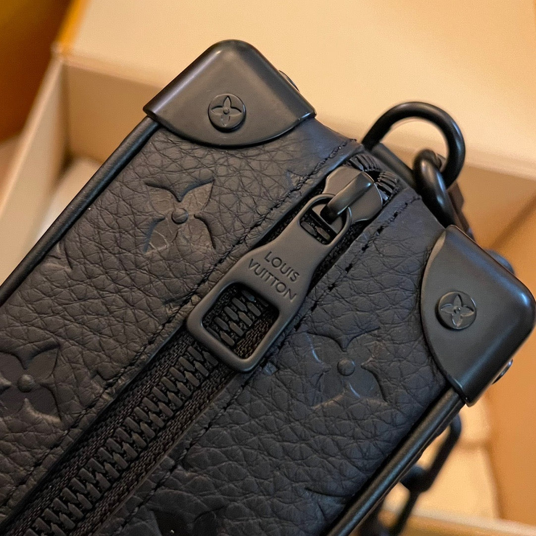 Louis Vuitton LV M55702 Mini Soft Trunk Bag 18.5x13x8cm