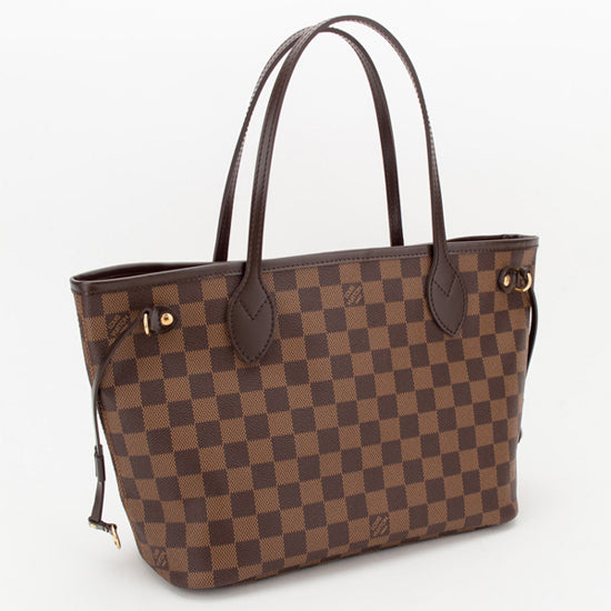 L N51109 Neverfull PM Shoulder Bag Damier Ebene Canvas