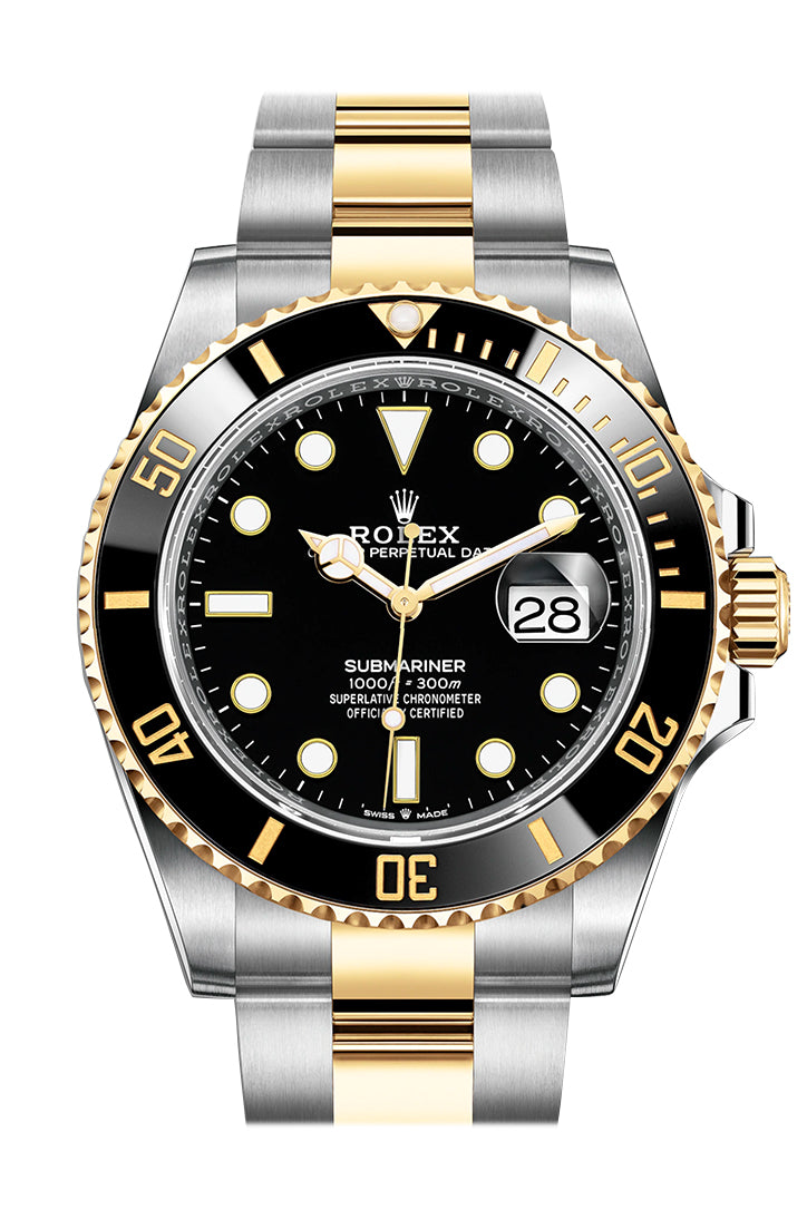Rlx Submariner Black Index Dial Oyster Bracelet Mens Watch 116613LN