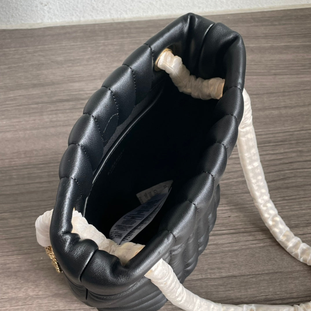 Burberry Black Mini Lola Bucket Bag