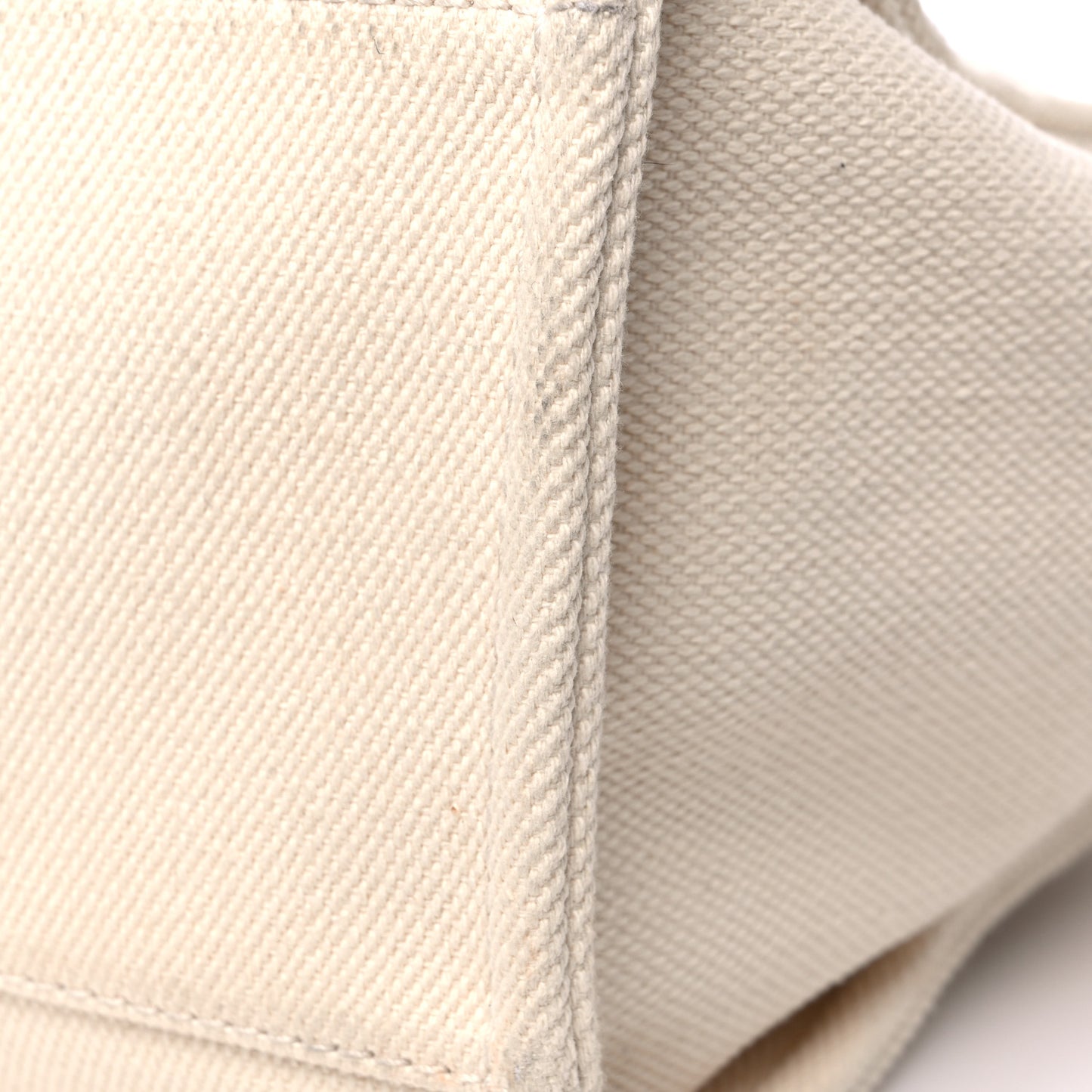 cc Canvas Pearl Large Deauville Tote Ecru Beige