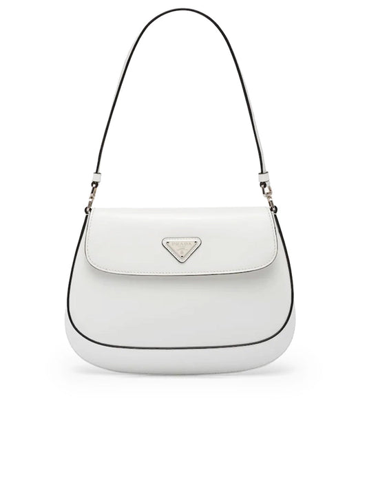 PP PP Cleo Brushed Leather Shoulder Bag with Flap
