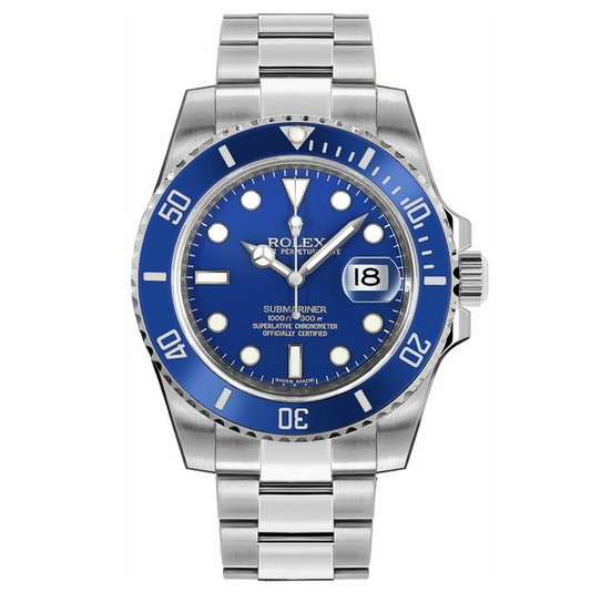RLX Submariner Date White Gold Men's Watch 116619LB