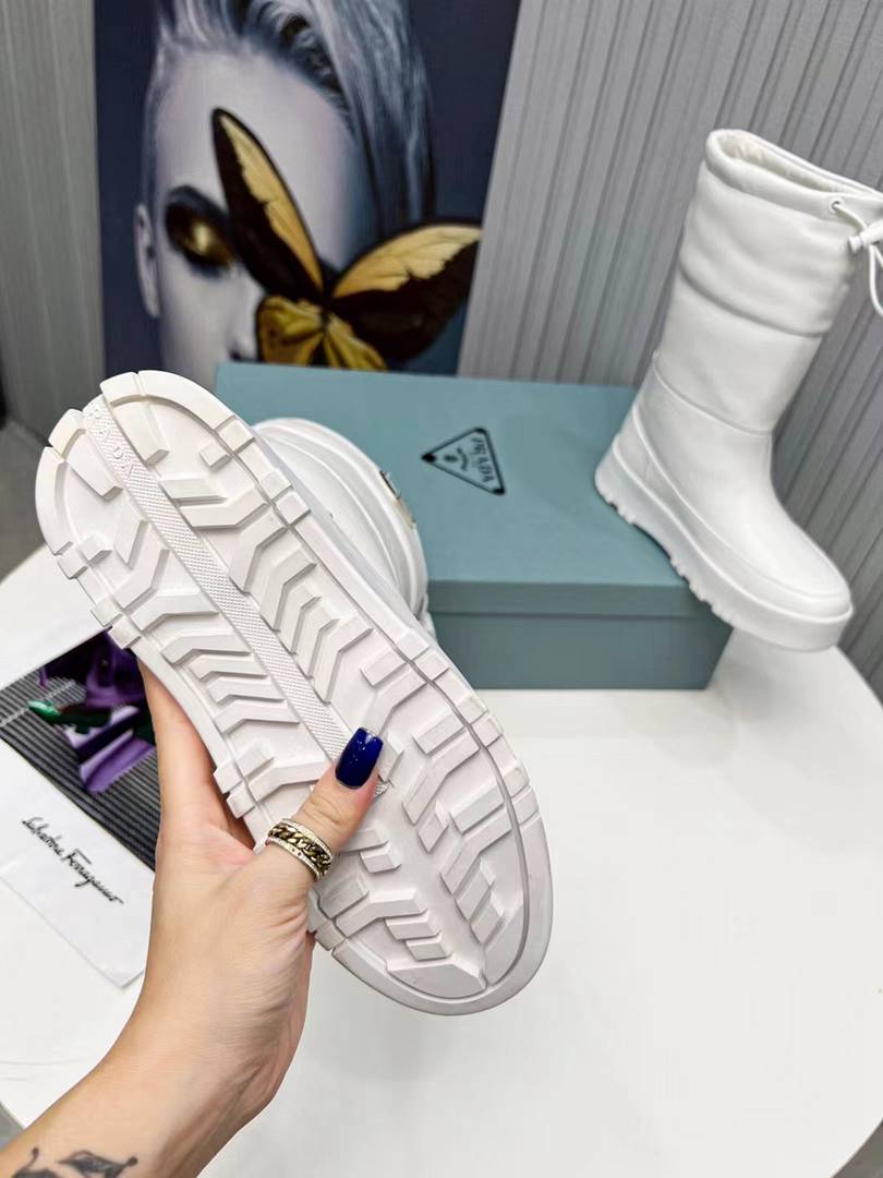 Pra new arrival women white boots 006