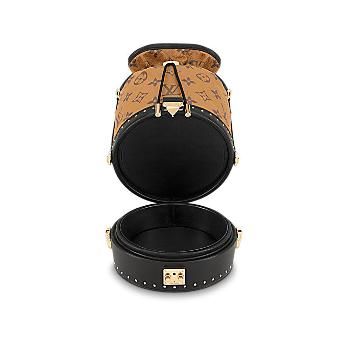 L Monogram REVERSE CANVAS PETIT