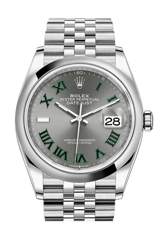 Rlx Datejust 36 Slate Dial Automatic Jubilee Watch 126200