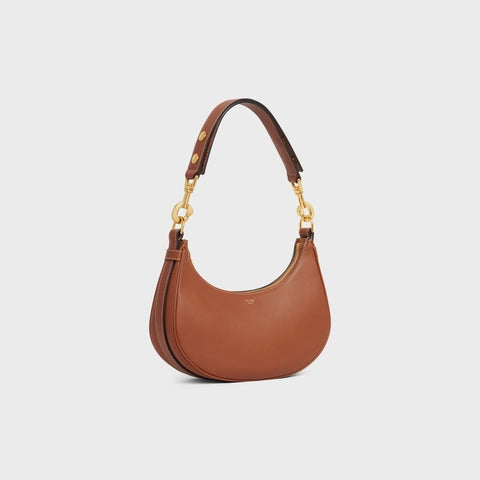MEDIUM AVA STRAP BAG IN SMOOTH CALFSKIN TAN