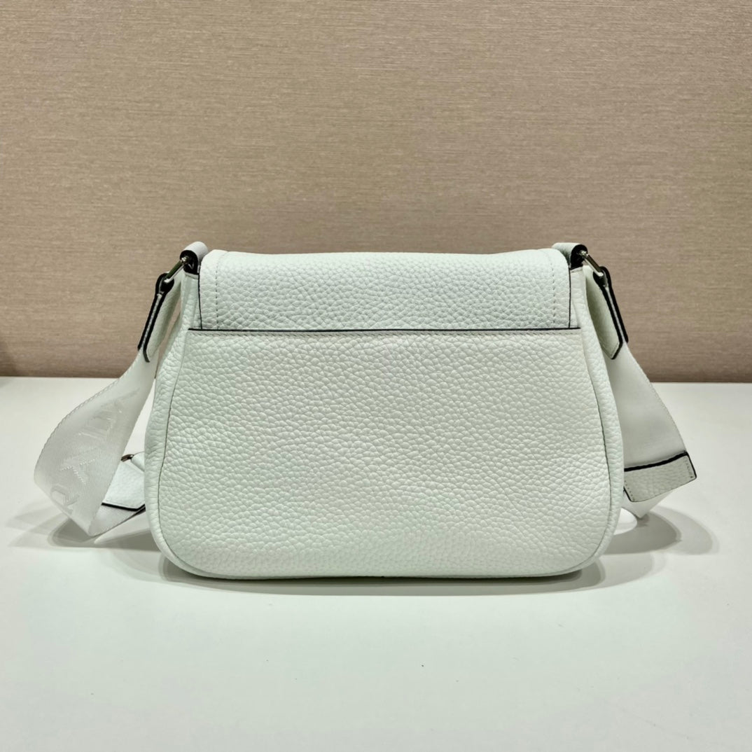 Pra Shoulder Bag White For Women, Women's Bags 8.6in/22cm