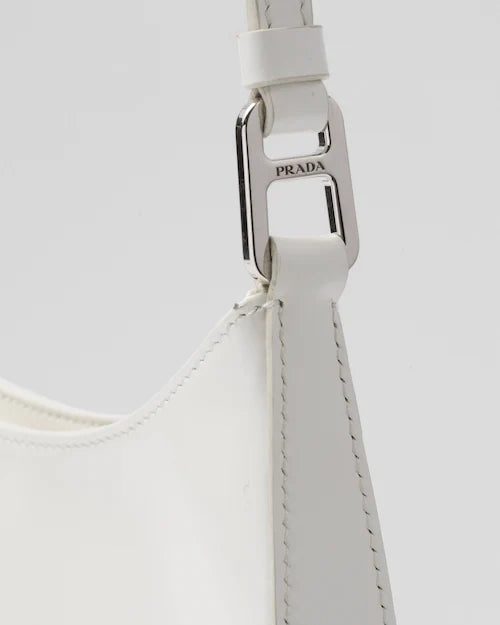 PP Cleo brushed leather shoulder bag - White