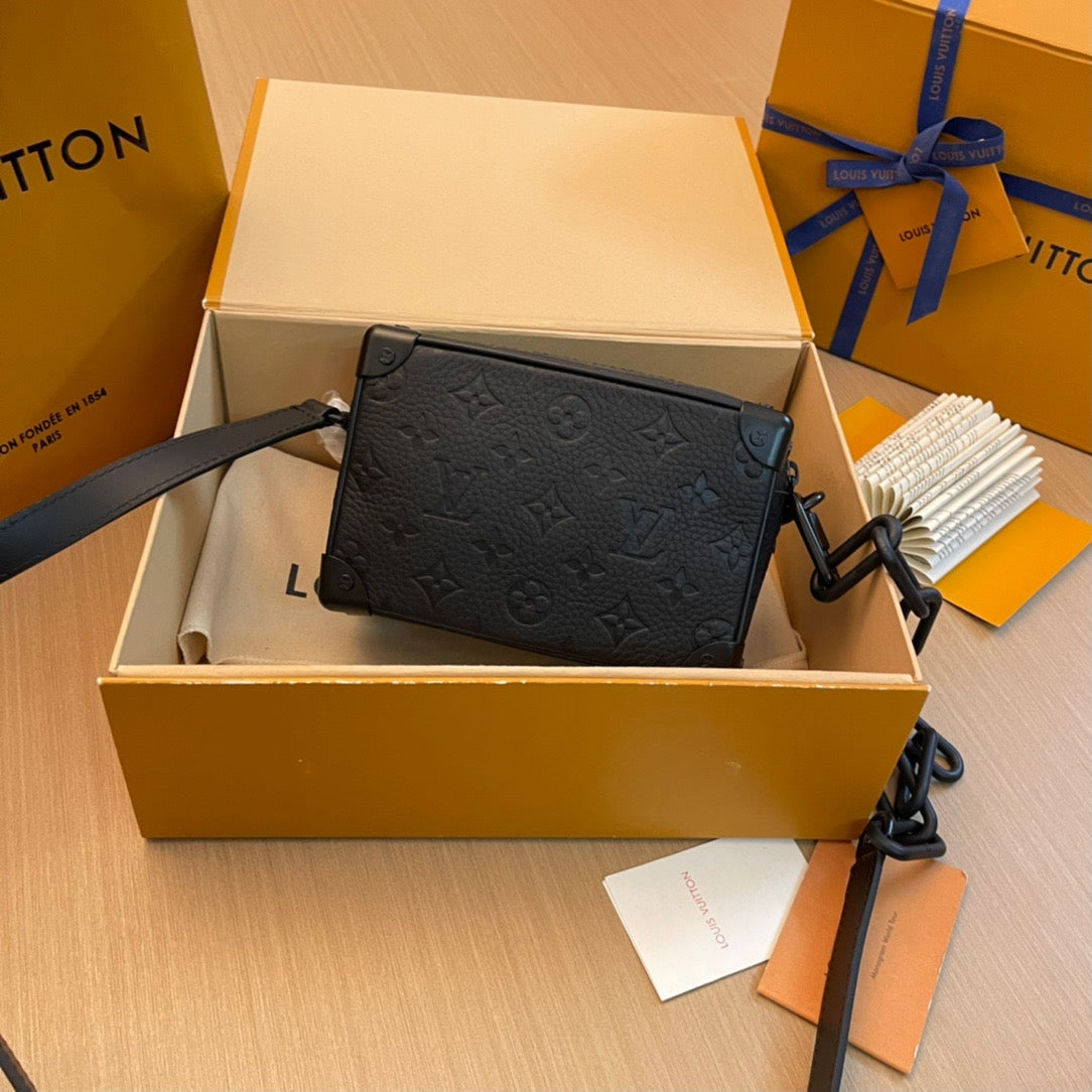 Louis Vuitton LV M55702 Mini Soft Trunk Bag 18.5x13x8cm