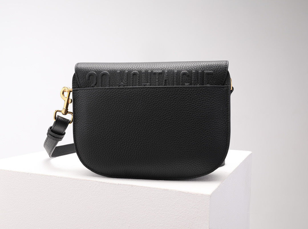 Dior Medium Bobby Bag Black M9319 size 22x6x17 cm