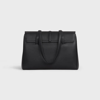 MEDIUM SOFT 16 BAG IN SUPPLE GRAINED CALFSKIN BLACK