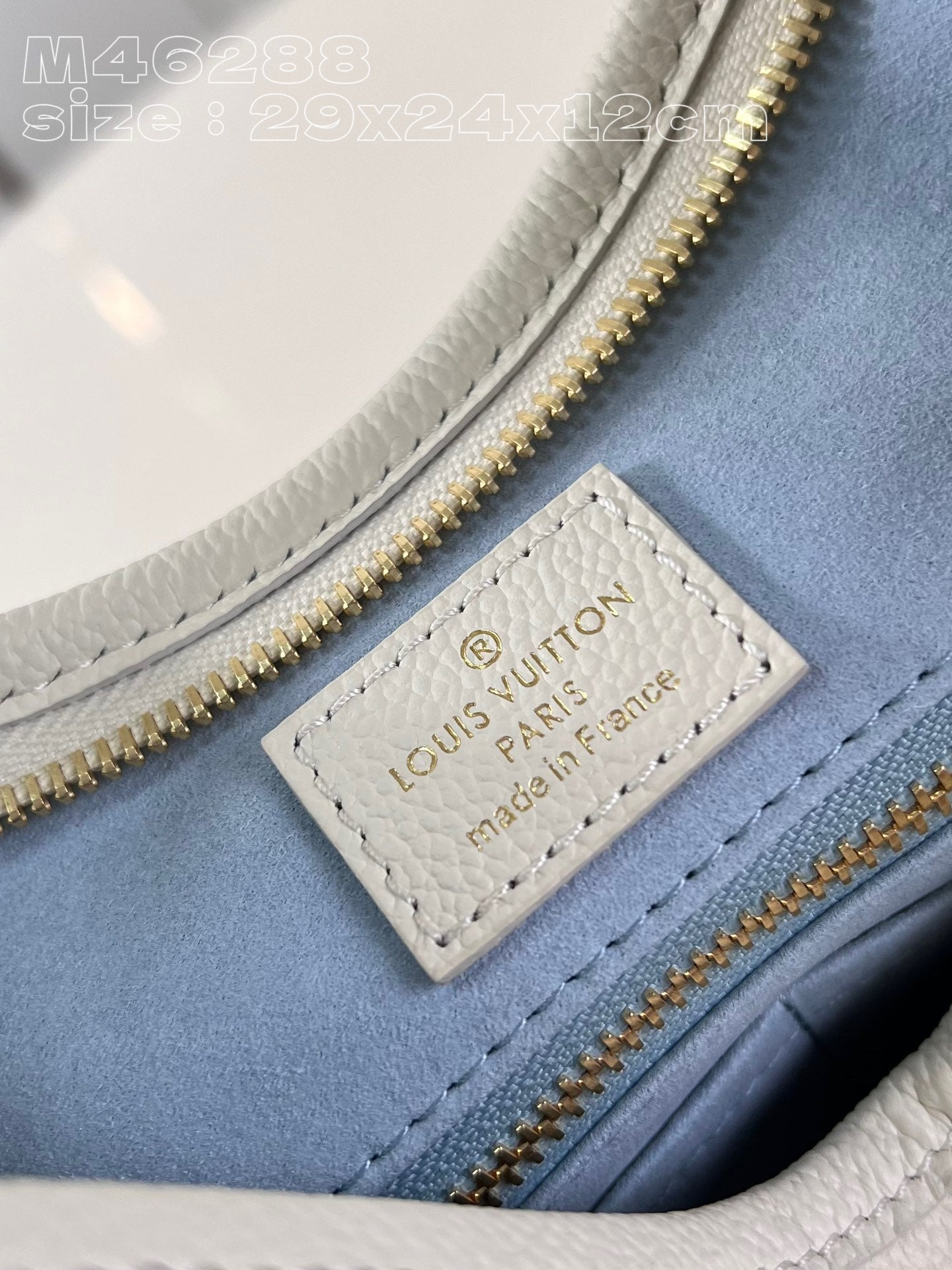 Louis Vuitton Carryall Monogram Empreinte Bag White M46288, 29 x 24 x 12CM