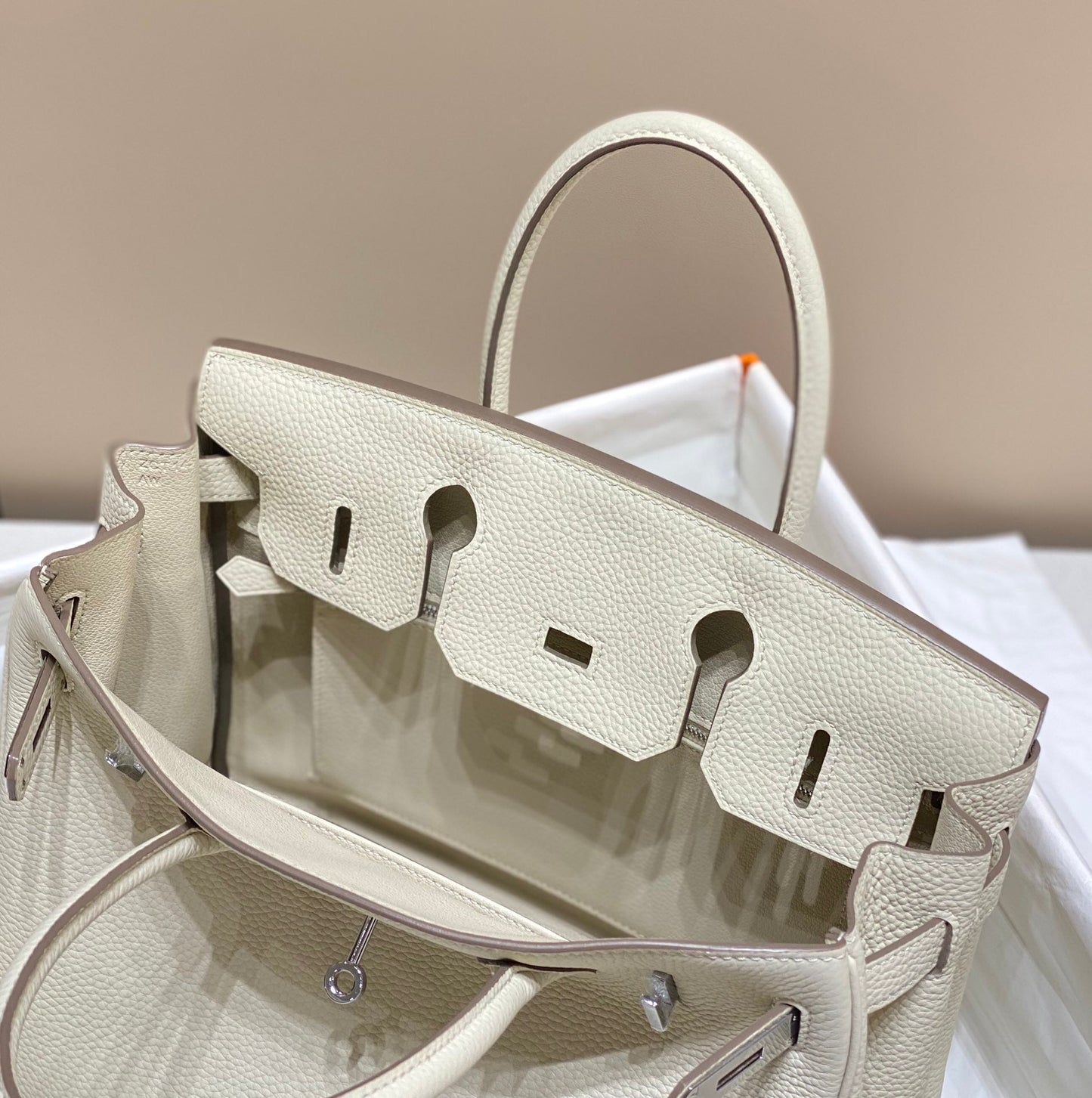 Hermès Birkin Dream Hangbag White 25*30*35 CM