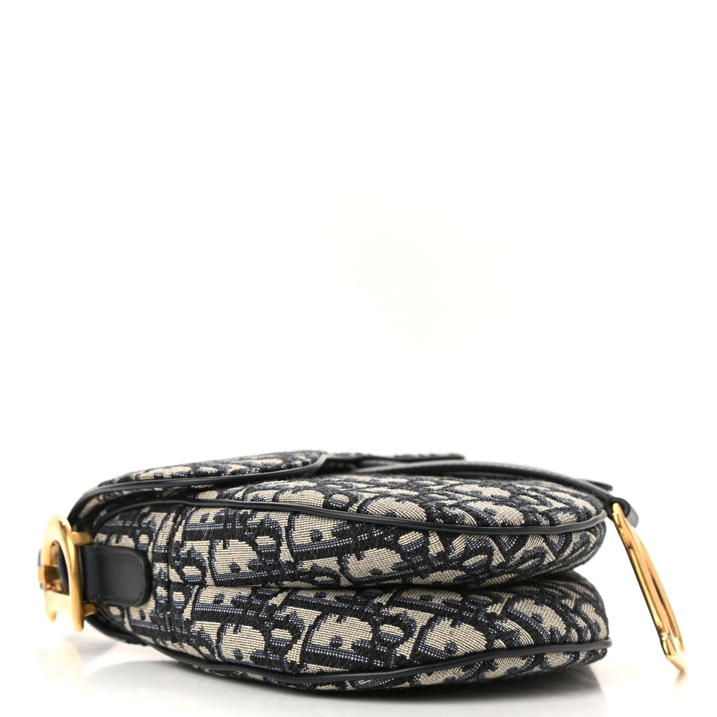 CHRISTIAN D Oblique Saddle Bag Blue