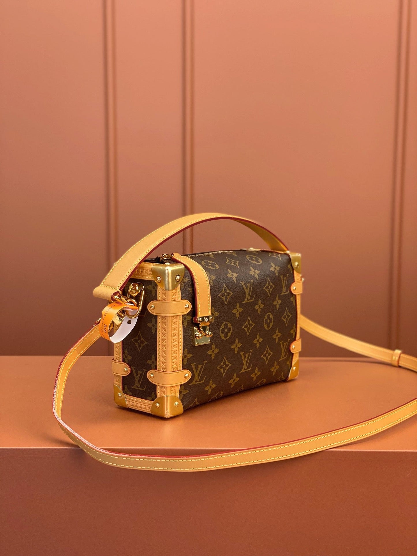 Louis Vuitton Side Trunk Shoulder Bag M46358, 21x14x6cm