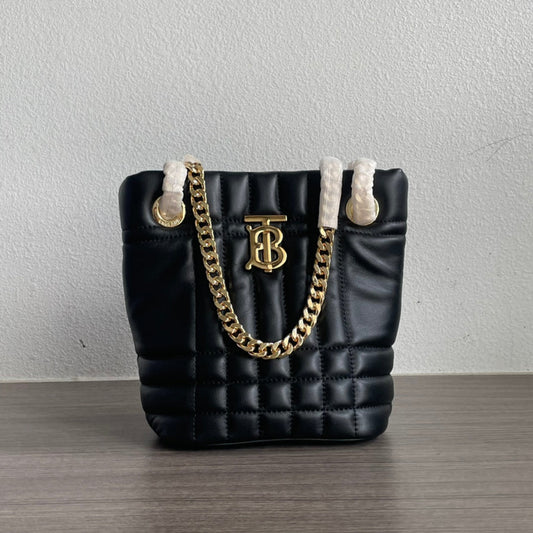 Burberry Black Mini Lola Bucket Bag