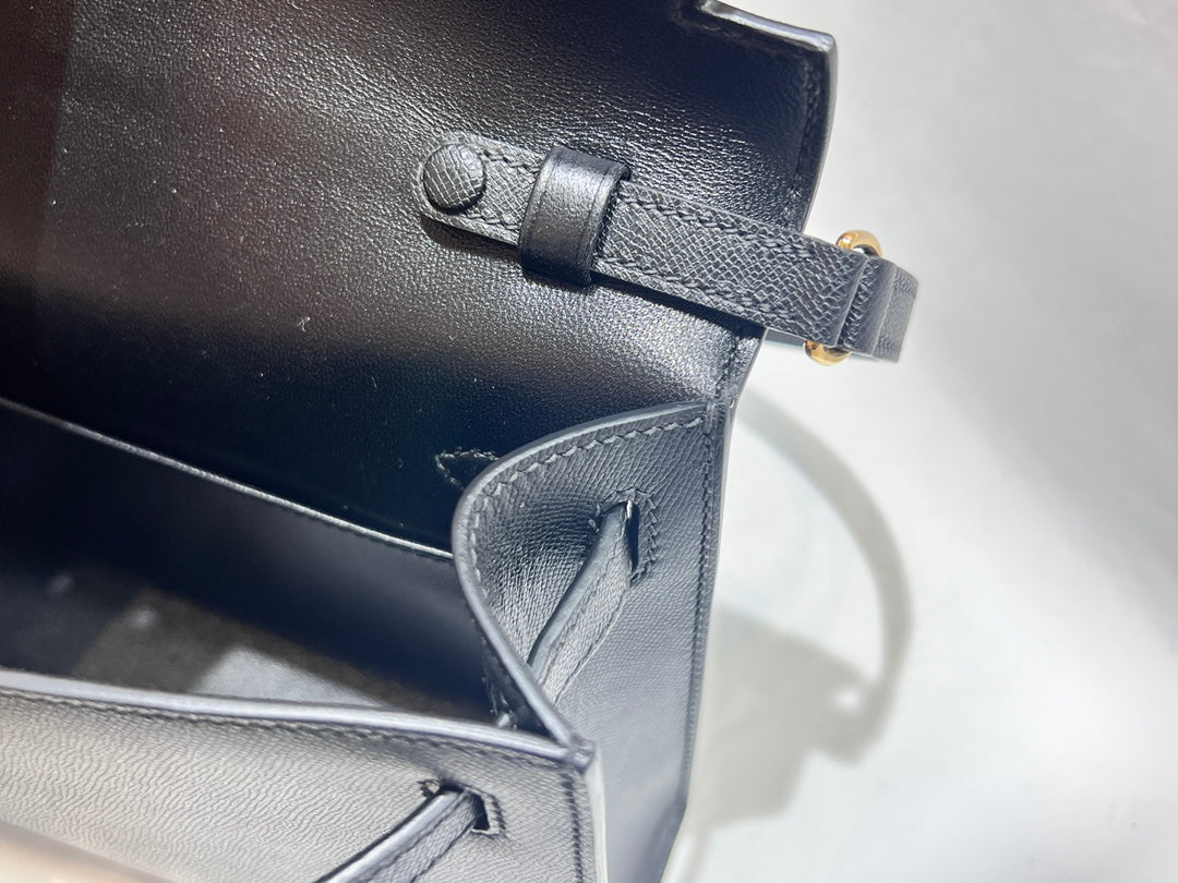 Hermes Kelly Elan Black 28cm