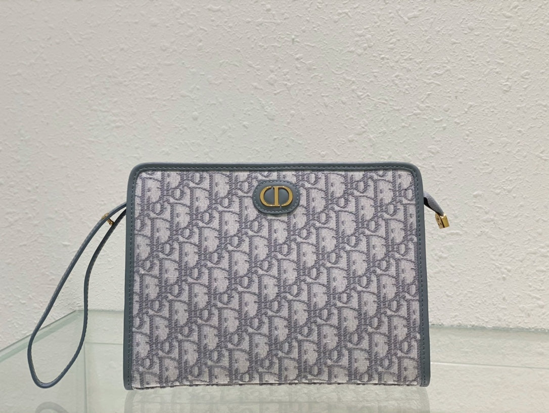 Dior Montaigne pouch Bag Grey 26×19.5×7cm