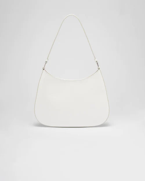 PP Cleo brushed leather shoulder bag - White