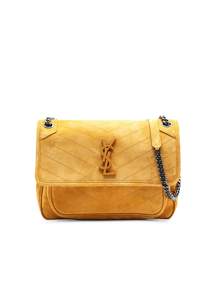 Y Niki Medium Chain Bag in Suede