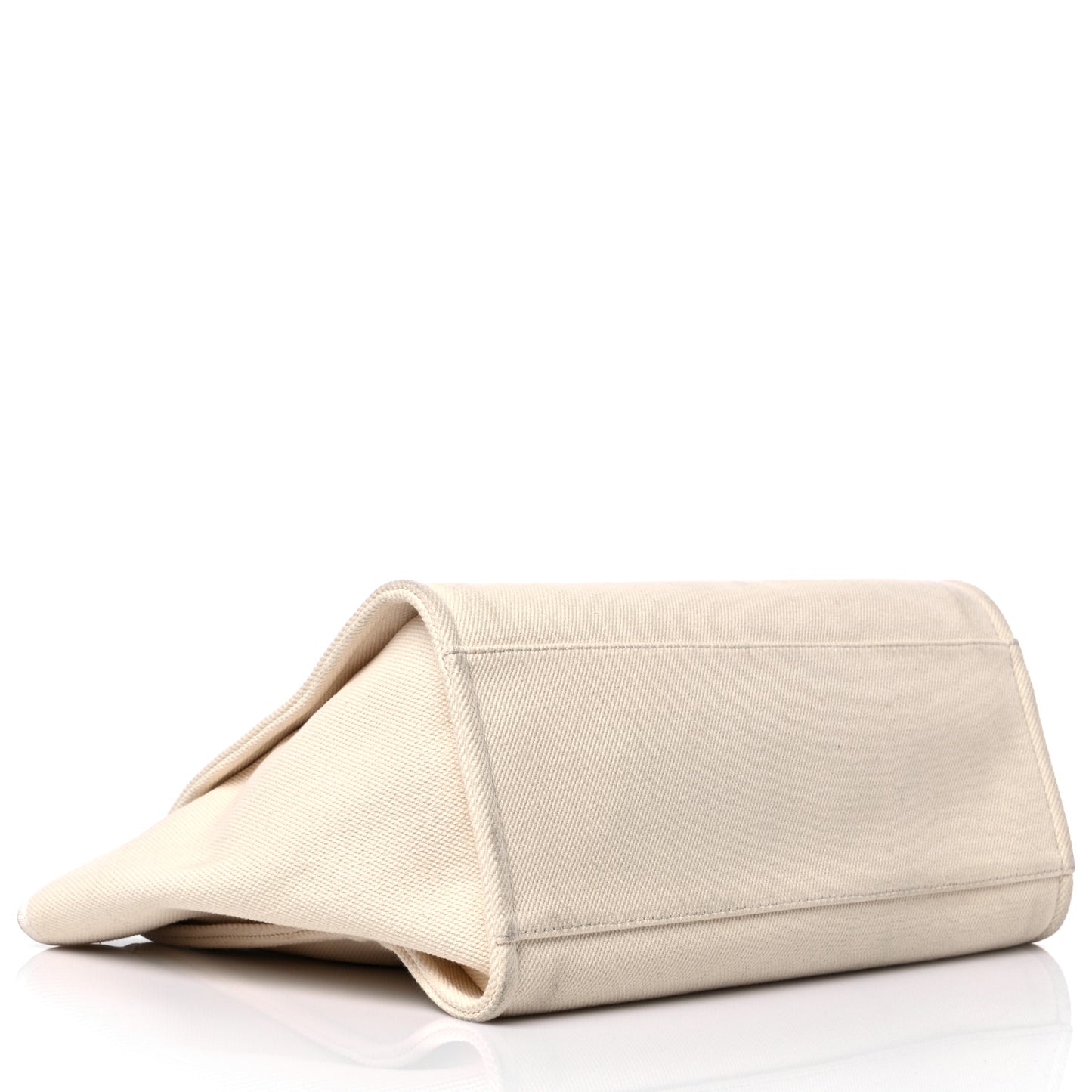 cc Canvas Pearl Large Deauville Tote Ecru Beige