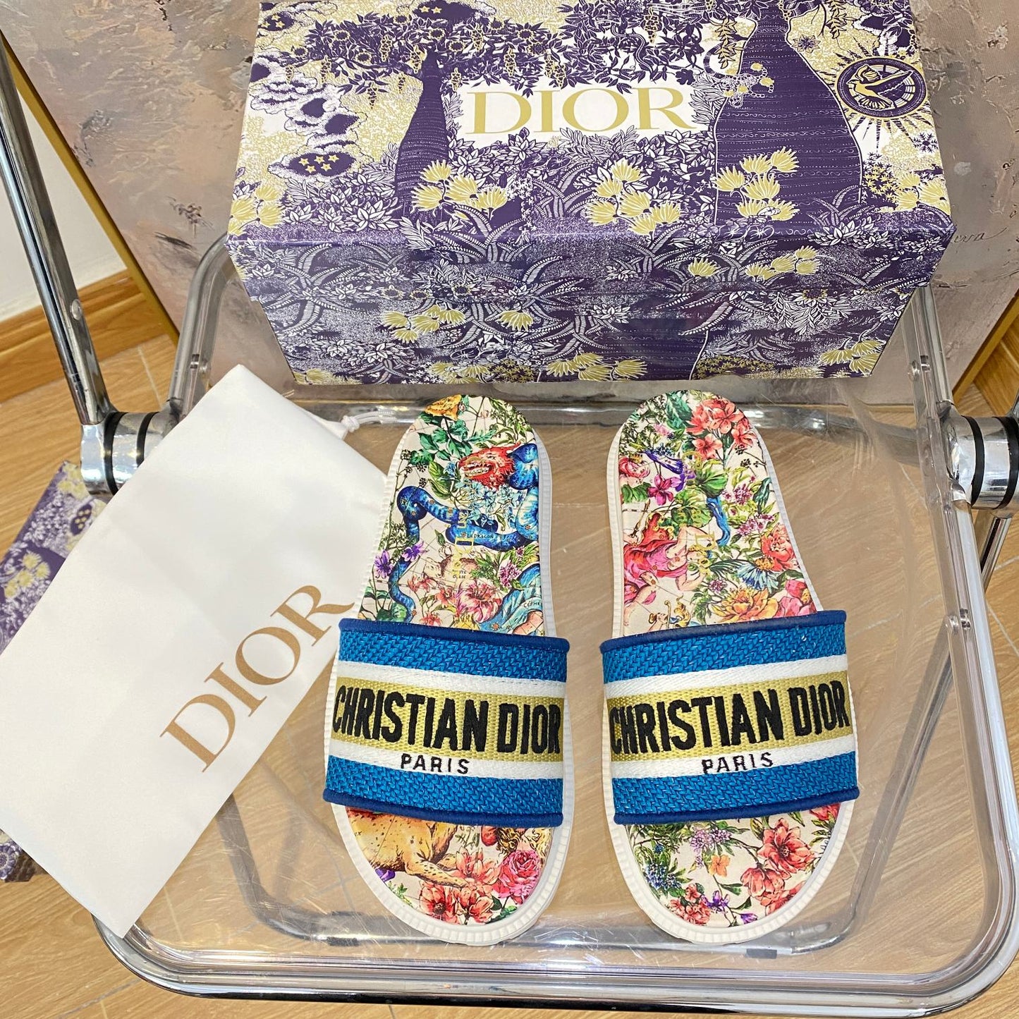 Jacquard Pattern Slippers