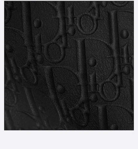 LARGE D BOOK TOTE Black D Oblique Embossed Calfskin (42 x 35 x 18.5 cm)
